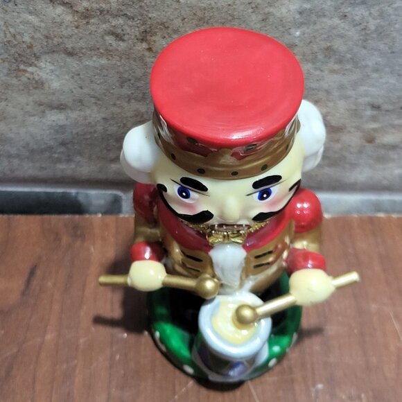 Porcelain Drummer Nutcracker Trinket Box - Picture 4 of 14
